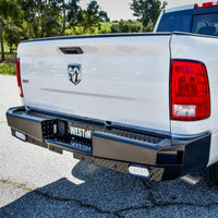 Thumbnail for Westin 09-18 Ram 1500 HDX Bandit Rear Bumper - Black