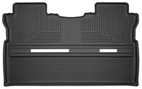 Thumbnail for Husky Line 2017 Honda Ridgeline WeatherBeater 2nd Row Black Floor Liners