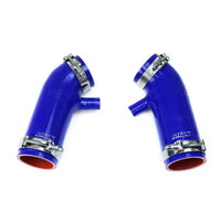 Thumbnail for HPS Blue Reinforced Silicone Post MAF Air Intake Hose Kit for Infiniti 08-09 EX35 3.7L
