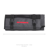 Thumbnail for Go Rhino XVenture Gear Tool Roll Large (7x7in. Closed) 12oz Waxed Canvas - Black