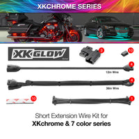 Thumbnail for XK Glow Extension Wire Kit for XKchrome & 7 Color Series for Motorcycle