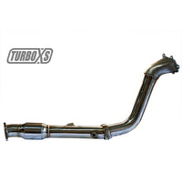 Thumbnail for Turbo XS 02-07 WRX-STi / 04-08 Forester XT High Flow Catted Downpipe