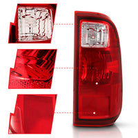 Thumbnail for ANZO 2008-2016 Ford F-250 Taillight Red/Clear Lens (OE Replacement)