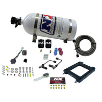 Thumbnail for Nitrous Express Dominator Gemini Pro-Power Alcohol Nitrous Kit (100-500HP) w/10lb Bottle