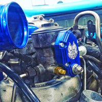 Thumbnail for Sinister Diesel 03-07 Ford Powerstroke 6.0L Blue Spring Kit with Adjustable Billet Spring Housing