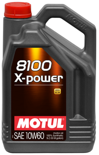 Thumbnail for Motul 5L Synthetic Engine Oil 8100 10W60 X-Power