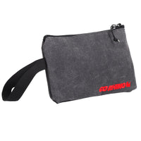 Thumbnail for Go Rhino XVenture Gear Zipped Pouch - Large (12in. Wide Pocket / 6.5in. Hand Strap) Canvas - Black