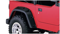 Thumbnail for Bushwacker 97-06 Jeep TJ Pocket Style Flares 4pc - Black