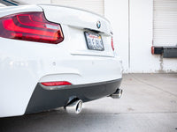 Thumbnail for aFe MACHForce XP 3in to 2.5in 304 SS Axle-Back Exhaust w/ Polished Tips 14-16 BMW M235i