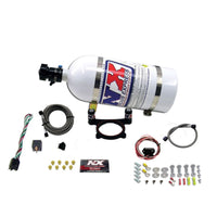 Thumbnail for Nitrous Express 11-15 Ford Mustang GT 5.0L Coyote 4 Valve Nitrous Plate Kit (50-200HP) w/10lb Bottle