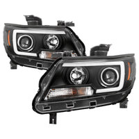 Thumbnail for Spyder 15-17 Chevy Colorado Projector Headlights - Light Bar LED - Black (PRO-YD-CCO15-LBDRL-BK)