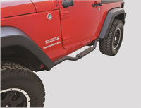 Thumbnail for Rampage 2007-2018 Jeep Wrangler(JK) Side Bar Drop Step Slimline - Black