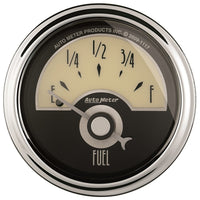 Thumbnail for AutoMeter Gauge Fuel Level 2-1/16in. 240 Ohm(e) to 33 Ohm(f) Elec Cruiser Ad
