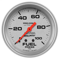 Thumbnail for Autometer Ultra-Lite 2 5/8in Mechanical Fuel Pressure Gauge 100psi