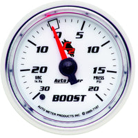 Thumbnail for Autometer C2 52mm 30 in hg/20 PSI Mechanical Boost Vacuum Gauge