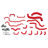 Thumbnail for HPS Red Reinforced Silicone Radiator + Heater Hose Kit for Subaru 15-16 WRX STI 2.5L Turbo