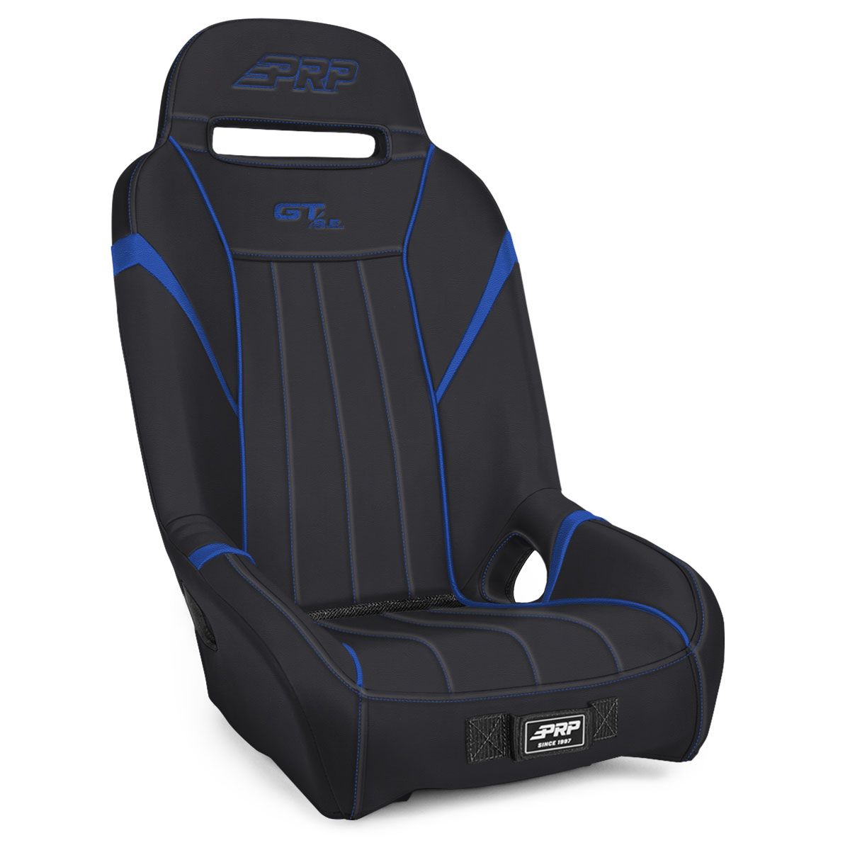 PRP GT/S.E. 1In. Extra Wide Suspension Seat- Black/Blue