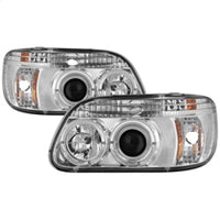 Thumbnail for Spyder Ford Explorer 95-01 1PC Projector Headlights LED Halo Chrm PRO-YD-FEXP95-HL-1PC-C