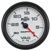 Thumbnail for AutoMeter Gauge Vacuum 2-5/8in. 30Inhg Mechanical Phantom II