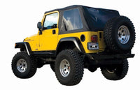 Thumbnail for Rampage 1997-2006 Jeep Wrangler(TJ) Excludes LJ Unlimited Frameless Soft Top Kit - Black Diamond