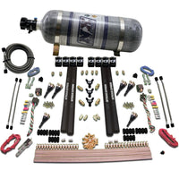 Thumbnail for Nitrous Express 6 Cyl SX2 Dual Stage Nozzle Nitrous Kit w/12lb Bottle