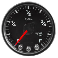 Thumbnail for Autometer Spek-Pro Gauge Fuel Level 2 1/16in 0-270 Programmable Blk/Blk