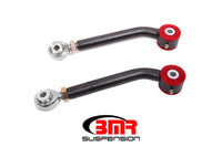 Thumbnail for BMR 08-17 Challenger Upper Trailing Arms w/ Single Adj. Poly/Rod Ends - Black Hammertone