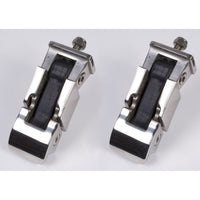 Thumbnail for Rugged Ridge 97-06 Jeep Wrangler TJ Stainless Steel Hood Catch Set