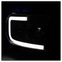 Thumbnail for Xtune Toyota Tundra 07-13 LED Light Bar Projector Headlights Black Smoked PRO-JH-TTU07-LED-BSM