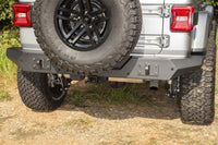 Thumbnail for Rugged Ridge Spartan Rear Bumper Full Width 18-20 Jeep Wrangler JL