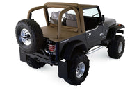 Thumbnail for Rampage 1997-2002 Jeep Wrangler(TJ) Roll Bar Pad & Cover Kit - Black Denim
