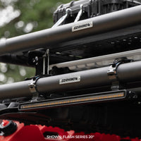 Thumbnail for Go Rhino Xplor Flash Series Sgl Multi Function LED Light Bar (Track Mount) 20in. - Blk