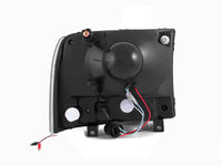 Thumbnail for ANZO 2000-2004 Ford Excursion Crystal Headlights Chrome w/ LED 1pc