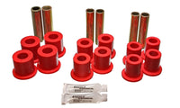 Thumbnail for Energy Suspension Fd 4 Wd Frt Sprg Bush Set - Red