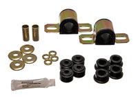 Thumbnail for Energy Suspension 84-01 Jeep Cherokee Black Frt 25mm Sway Bar Bushing Set w/End Link Bushings