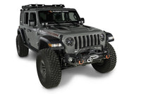 Thumbnail for Rugged Ridge Arcus Front Bumper Tube Overrider Black 18-20 Jeep Wrangler JL