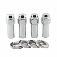 Thumbnail for McGard Hex Lug Nut (X-Long Shank - 1.365in.) 1/2-20 / 13/16 Hex / 2.27in. Length (4-Pack) - Chrome
