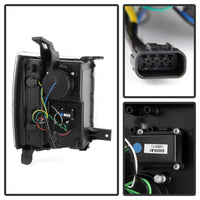 Thumbnail for Spyder Chevy Silverado 1500 14-16 Projector Headlights Light Bar DRL Chrm PRO-YD-CS14-LBDRL-C