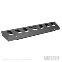 Thumbnail for Westin 18-19 Jeep Wrangler JL Front Bumper Skid Plate - Textured Black