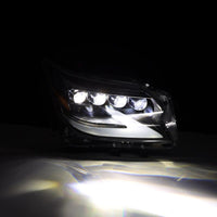 Thumbnail for AlphaRex 14-19 Lexus GX 460 NOVA LED Projector Headlights Plank Style Black w/Activ Light/Seq Signal