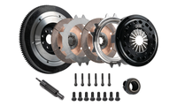 Thumbnail for DKM Clutch 01-06 Mini Cooper/S R53 184mm Ceramic Twin Disc MR Clutch w/Flywheel (750 ft/lbs Torque)