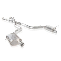 Thumbnail for Stainless Works 2018 Jeep TrackHawk 6.2L 3in Catback System X-Pipe Turbo S-Tube Muffler Stock Exit