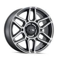 Thumbnail for ION Type 146 20x9 / 6x139.7 BP / 18mm Offset / 106mm Hub Matte Black W/Machined Dart Tint Wheel