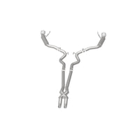 Thumbnail for MagnaFlow Cat Back, SS, 2.5in, Competition, Dual Split Polished 4.5in Tips 2015 Ford Mustang V6 3.7L