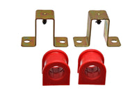 Thumbnail for Energy Suspension 94-04 Ford Mustang Red 30mm Front Sway Bar Bushing Set-Reuse Outer Bracket