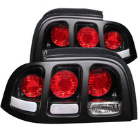 Thumbnail for ANZO 1994-1998 Ford Mustang Taillights Black