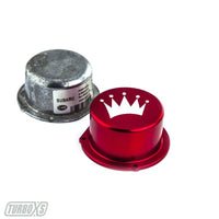 Thumbnail for Turbo XS 15-16 Subaru WRX Billet Aluminum Vacuum Pump Cover - Red