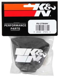 Thumbnail for K&N Air Filter Wrap Black Oval Tapered 3.75in Base I/S Width x 2.5in Top I/S Width x 2.75in H