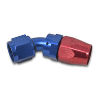 Thumbnail for Russell Performance -6 AN Red/Blue 45 Degree Full Flow Hose End