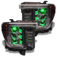 Thumbnail for Oracle 19-21 Silverado/Sierra 1500 RGB Demon Eye Headlight Kit - w/o Controller SEE WARRANTY